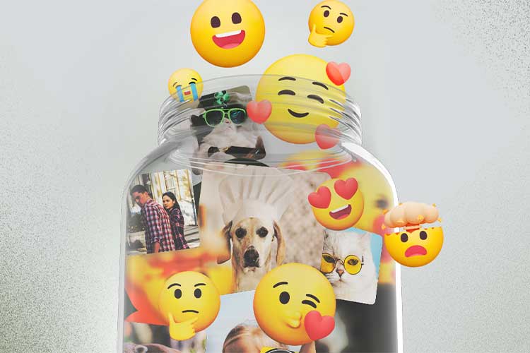 Diversos emojis de WhatsApp